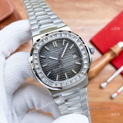 Clone Patek Philippe Nautilus 5711 D-Gray Dial Watch 42mm Automatic